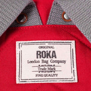 Roka Red Bantry B Small Sustainable Canvas Backpack