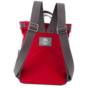 Roka Red Camden A Small Sustainable Nylon Backpack
