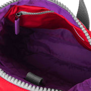 Roka Red Camden A Small Sustainable Nylon Backpack