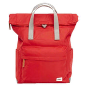 Roka Red Canfield B Medium Sustainable Nylon Backpack