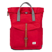 Roka Red Canfield C Medium Sustainable Nylon Backpack