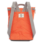 Roka Red Finchley A Medium Sustainable Canvas Backpack