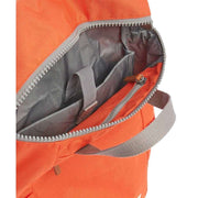 Roka Red Finchley A Medium Sustainable Canvas Backpack