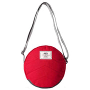 Roka Red Paddington B Small Sustainable Canvas Crossbody Bag