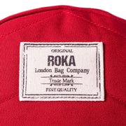 Roka Red Paddington B Small Sustainable Canvas Crossbody Bag