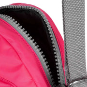 Roka Red Paddington B Small Sustainable Nylon Crossbody Bag