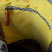 Roka Yellow Bantry B Small Sustainable Canvas Backpack