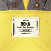 Roka Yellow Bantry B Small Sustainable Canvas Backpack