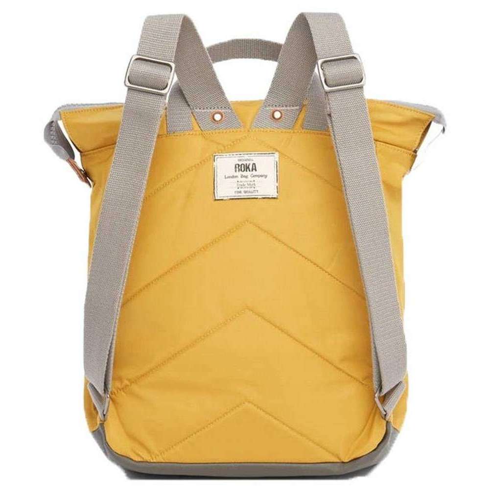 Roka Yellow Bantry B Small Sustainable Nylon Backpack | Grahams of Bath