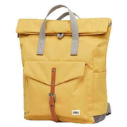 Roka Yellow Canfield C Medium Sustainable Canvas Backpack