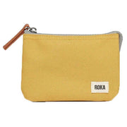 Roka Yellow Carnaby Medium Sustainable Canvas Wallet