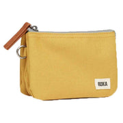 Roka Yellow Carnaby Medium Sustainable Canvas Wallet
