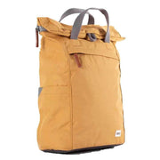 Roka Yellow Finchley A Medium Sustainable Canvas Backpack