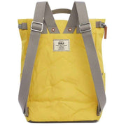 Roka Yellow Finchley A Small Sustainable Canvas Backpack