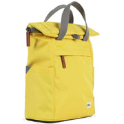 Roka Yellow Finchley A Small Sustainable Canvas Backpack