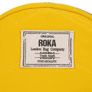 Roka Yellow Paddington B Small Sustainable Nylon Crossbody Bag