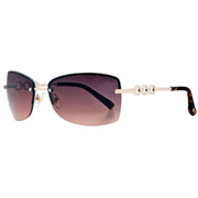 Suuna Gold Lennie Semi-Rectangular Rimless Sunglasses