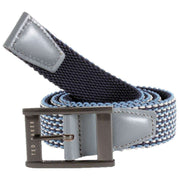 Ted Baker Navy Columm Reversible Elastic Belt