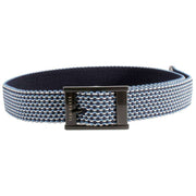 Ted Baker Navy Columm Reversible Elastic Belt