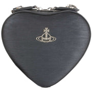 Vivienne Westwood Black Ella Heart Mini Backpack