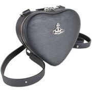 Vivienne Westwood Black Ella Heart Mini Backpack