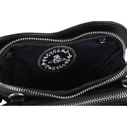 Vivienne Westwood Black Lousie Re-Vegan Grain Heart Crossbody Bag
