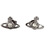 Vivienne Westwood Black Nano Solitaire Earrings