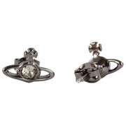 Vivienne Westwood Black Nano Solitaire Earrings