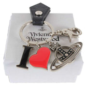 Vivienne Westwood Black Polly I Love Orb Keyring