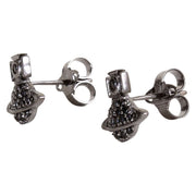 Vivienne Westwood Black Tamia Stud Earrings