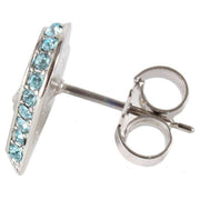Vivienne Westwood Blue Petra Heart Earrings