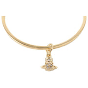 Vivienne Westwood Gold Brandita Large Hoop Earrings