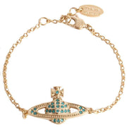 Vivienne Westwood Gold Mini Bas Relief Bracelet