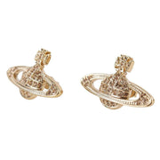 Vivienne Westwood Gold Mini Bas Relief Colorado Topaz Earrings
