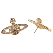 Vivienne Westwood Gold Mini Bas Relief Colorado Topaz Earrings