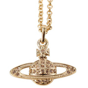 Vivienne Westwood Gold Mini Bas Relief Colorado Topaz Pendant