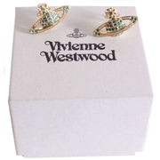 Vivienne Westwood Gold Mini Bas Relief Earrings