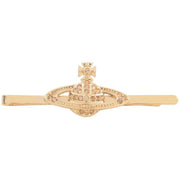 Vivienne Westwood Gold Mini Bas Relief Tie Clip