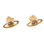 Vivienne Westwood Gold Nano Solitaire Earrings