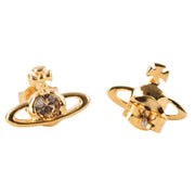 Vivienne Westwood Gold Nano Solitaire Earrings