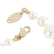 Vivienne Westwood Gold One Row Bas Relief Pearl Choker