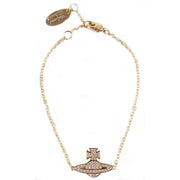 Vivienne Westwood Gold Romina Pave Orb Bracelet