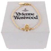 Vivienne Westwood Gold Romina Pave Orb Bracelet