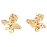 Vivienne Westwood Gold Romina Pave Orb Earrings