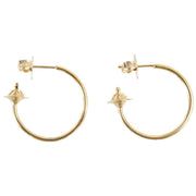 Vivienne Westwood Gold Rosemary Small Hoop Earrings
