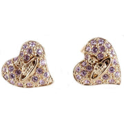 Vivienne Westwood Gold Tiny Diamante Earrings