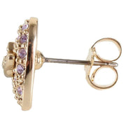 Vivienne Westwood Gold Tiny Diamante Earrings