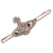 Vivienne Westwood Metallic Orb Bas Relief Tie Clip