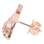 Vivienne Westwood Pink Beryl Bas Relief Earrings