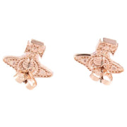 Vivienne Westwood Pink Beryl Bas Relief Earrings
